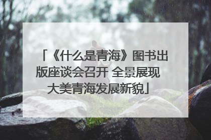 《什么是青海》图书出版座谈会召开 全景展现大美青海发展新貌