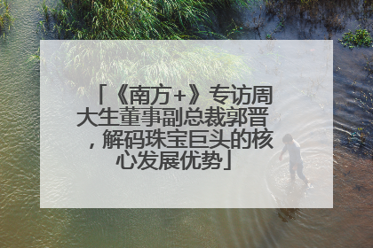 《南方+》专访周大生董事副总裁郭晋，解码珠宝巨头的核心发展优势