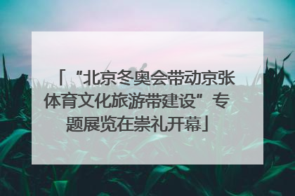 “北京冬奥会带动京张体育文化旅游带建设”专题展览在崇礼开幕