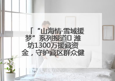 “山海情·雪域援梦”系列报道⑪ 潍坊1300万援藏资金，守护藏区群众健康“最后一公里”