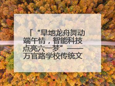 “旱地龙舟舞动端午情，智能科技点亮六一梦”——万官路学校传统文化与科技创新交融的精彩盛宴