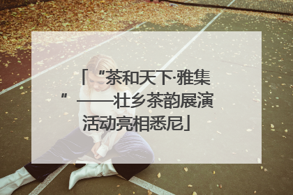 “茶和天下·雅集”——壮乡茶韵展演活动亮相悉尼