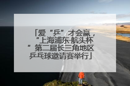 爱“乒”才会赢，“上海浦东·航头杯”第二届长三角地区乒乓球邀请赛举行