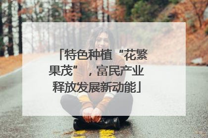 特色种植“花繁果茂”，富民产业释放发展新动能