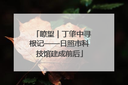瞭望｜丁肇中寻根记——日照市科技馆建成前后
