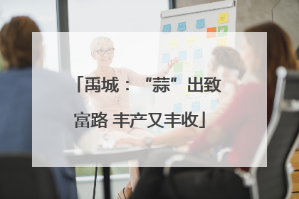 禹城：“蒜”出致富路 丰产又丰收