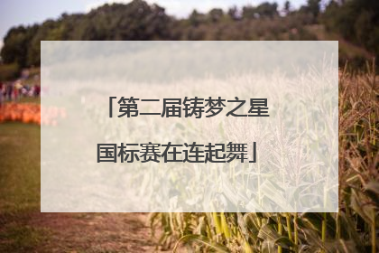 第二届铸梦之星国标赛在连起舞