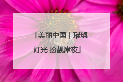 美丽中国｜璀璨灯光 扮靓津夜