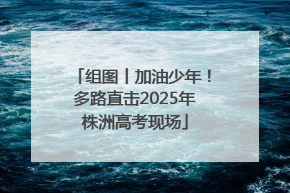 组图丨加油少年！多路直击2025年株洲高考现场