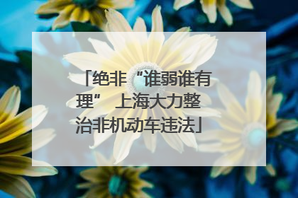 绝非“谁弱谁有理” 上海大力整治非机动车违法