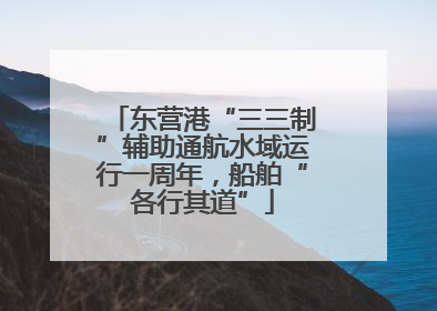 东营港“三三制”辅助通航水域运行一周年，船舶“各行其道”