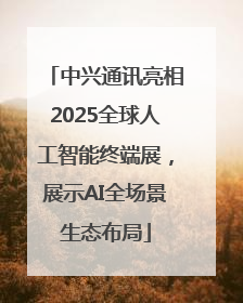 中兴通讯亮相2025全球人工智能终端展，展示AI全场景生态布局