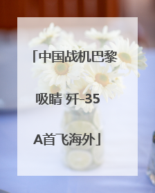 中国战机巴黎吸睛 歼-35A首飞海外