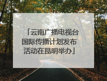云南广播电视台国际传播计划发布活动在昆明举办