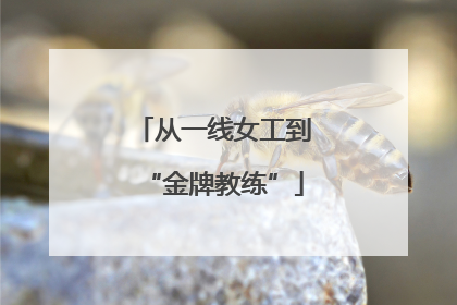 从一线女工到“金牌教练”