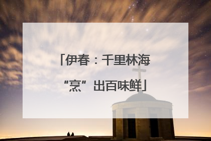 伊春：千里林海“烹”出百味鲜