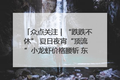 众点关注｜“跌跌不休” 夏日夜宵“顶流”小龙虾价格腰斩 东营人的快乐来了