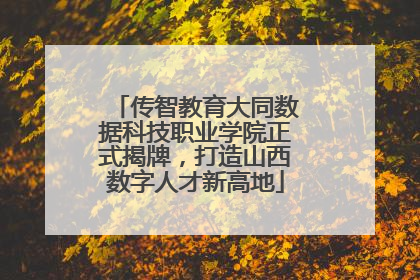 传智教育大同数据科技职业学院正式揭牌，打造山西数字人才新高地