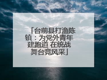 台前县打渔陈镇：为党外青年建跑道 在统战舞台竞风采