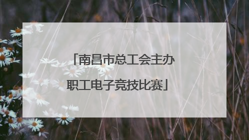 南昌市总工会主办职工电子竞技比赛