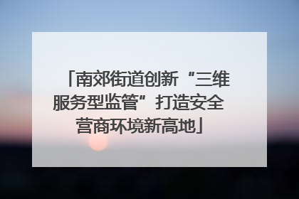 南郊街道创新“三维服务型监管”打造安全营商环境新高地