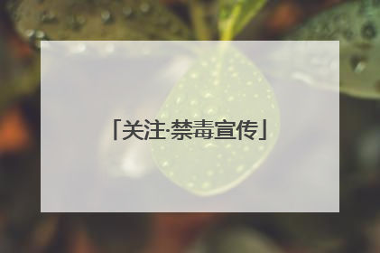 关注·禁毒宣传