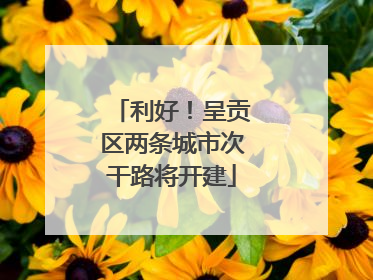 利好！呈贡区两条城市次干路将开建