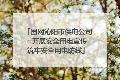 国网沁阳市供电公司：开展安全用电宣传 筑牢安全用电防线