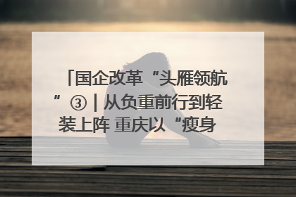 国企改革“头雁领航”③｜从负重前行到轻装上阵 重庆以“瘦身”谋“健体”