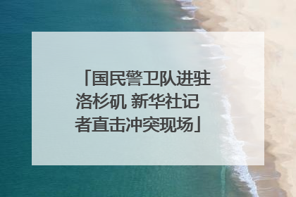 国民警卫队进驻洛杉矶 新华社记者直击冲突现场