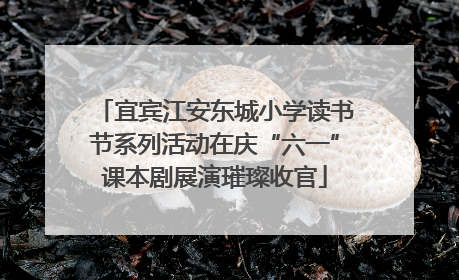 宜宾江安东城小学读书节系列活动在庆“六一”课本剧展演璀璨收官