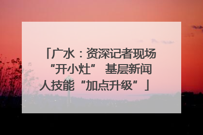 广水：资深记者现场“开小灶” 基层新闻人技能“加点升级”