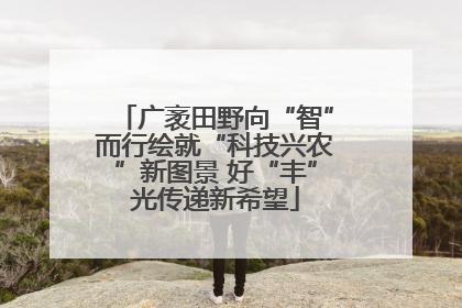 广袤田野向“智”而行绘就“科技兴农”新图景 好“丰”光传递新希望