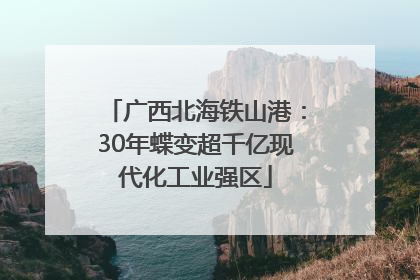 广西北海铁山港：30年蝶变超千亿现代化工业强区