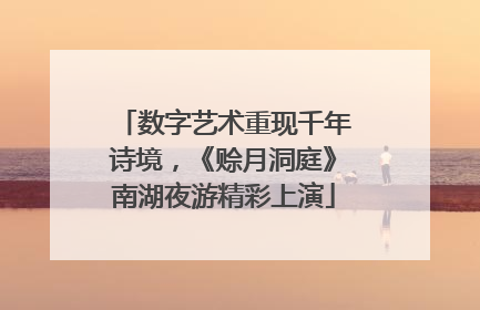 数字艺术重现千年诗境，《赊月洞庭》南湖夜游精彩上演