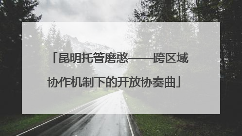 昆明托管磨憨——跨区域协作机制下的开放协奏曲