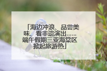 海边冲浪、品尝美味、看非遗演出……端午假期三亚海棠区掀起旅游热