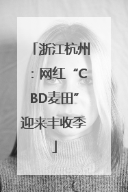 浙江杭州：网红“CBD麦田”迎来丰收季