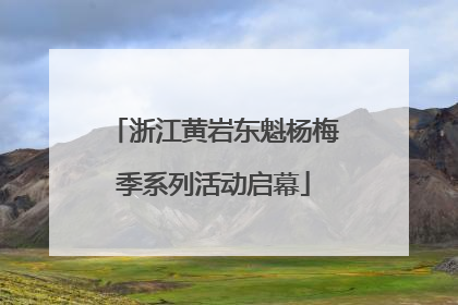 浙江黄岩东魁杨梅季系列活动启幕