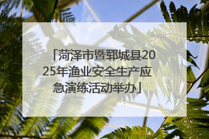 菏泽市暨郓城县2025年渔业安全生产应急演练活动举办