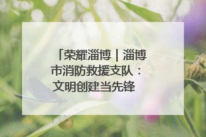 荣耀淄博｜淄博市消防救援支队：文明创建当先锋 蓝焰映红建新功