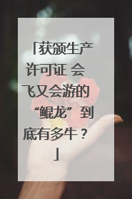 获颁生产许可证 会飞又会游的“鲲龙”到底有多牛？