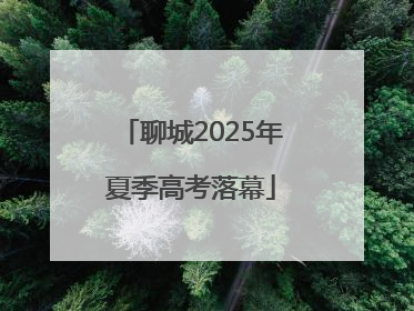 聊城2025年夏季高考落幕