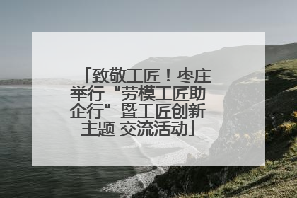 致敬工匠！枣庄举行“劳模工匠助企行”暨工匠创新主题 交流活动
