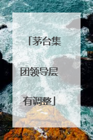 茅台集团领导层有调整
