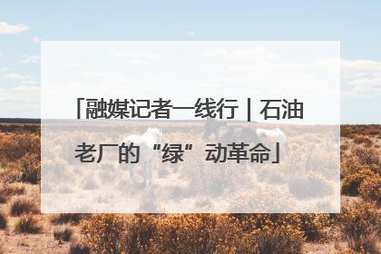 融媒记者一线行｜石油老厂的“绿”动革命
