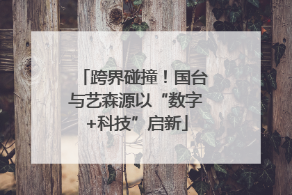 跨界碰撞！国台与艺森源以“数字+科技”启新