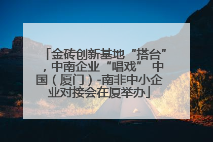 金砖创新基地“搭台”，中南企业“唱戏” 中国（厦门）-南非中小企业对接会在厦举办