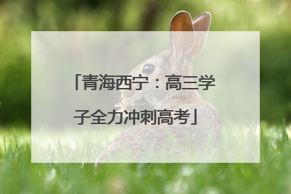 青海西宁：高三学子全力冲刺高考