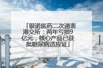 银诺医药二次递表港交所：两年亏损9亿元，核心产品已获批糖尿病适应证